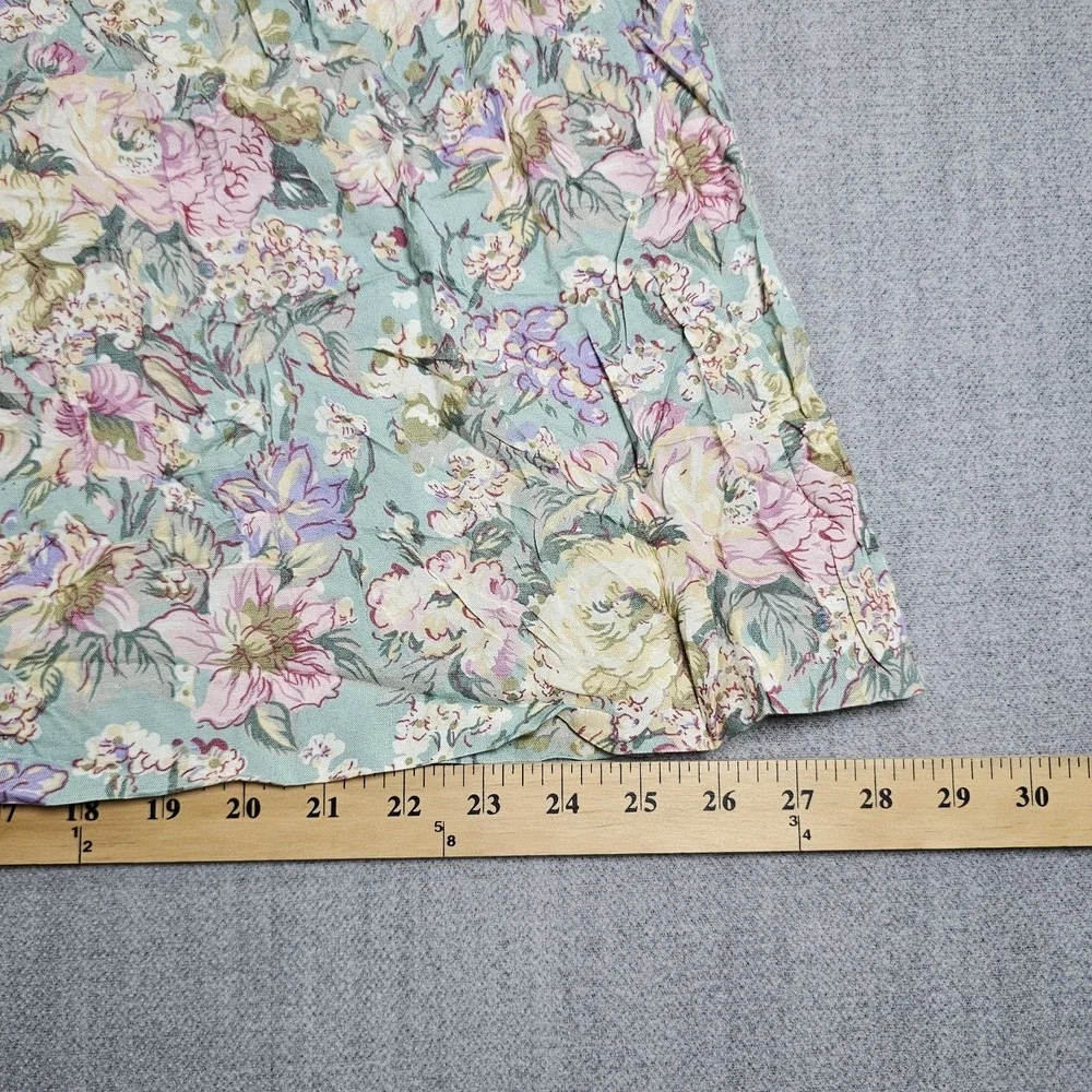 Vintage Agenda USA Women's Floral Midi  Romantic Pocket Skirt Size‎ 8